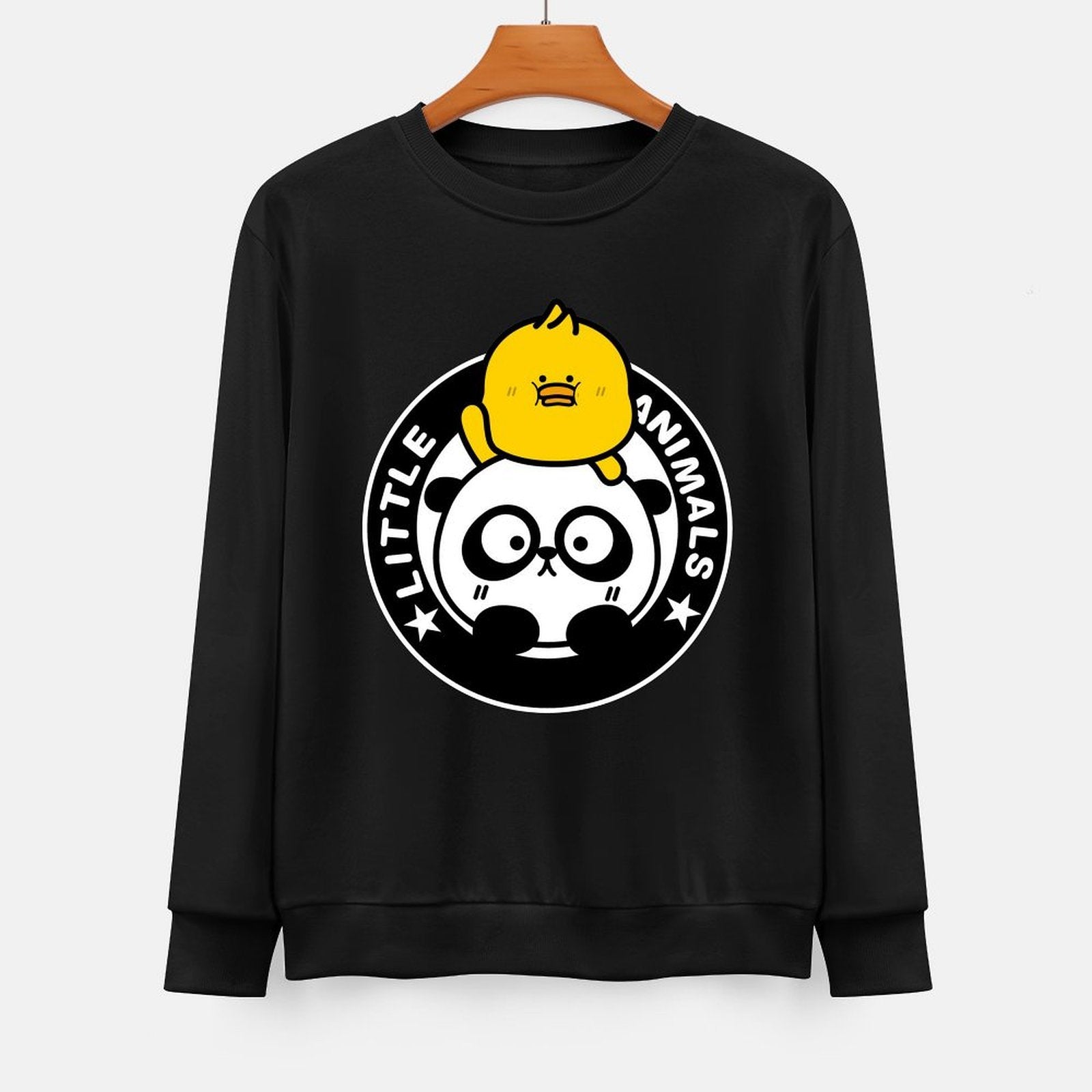 Front Patterned Long Sleeve TopRelaxFit Original